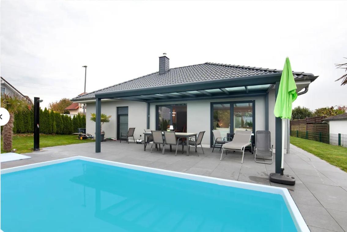Grosszuegige Unterkunft Mit Terrasse Oberbrechen Exterior foto